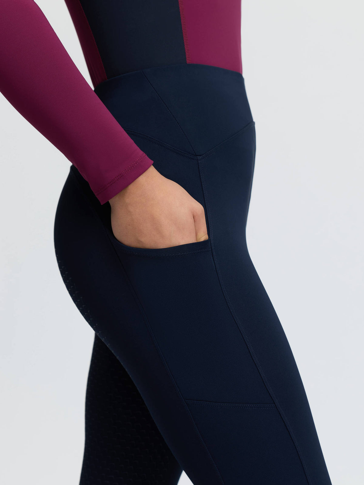 LeMieux Young Rider Nell Brushed Pull Ons - Navy