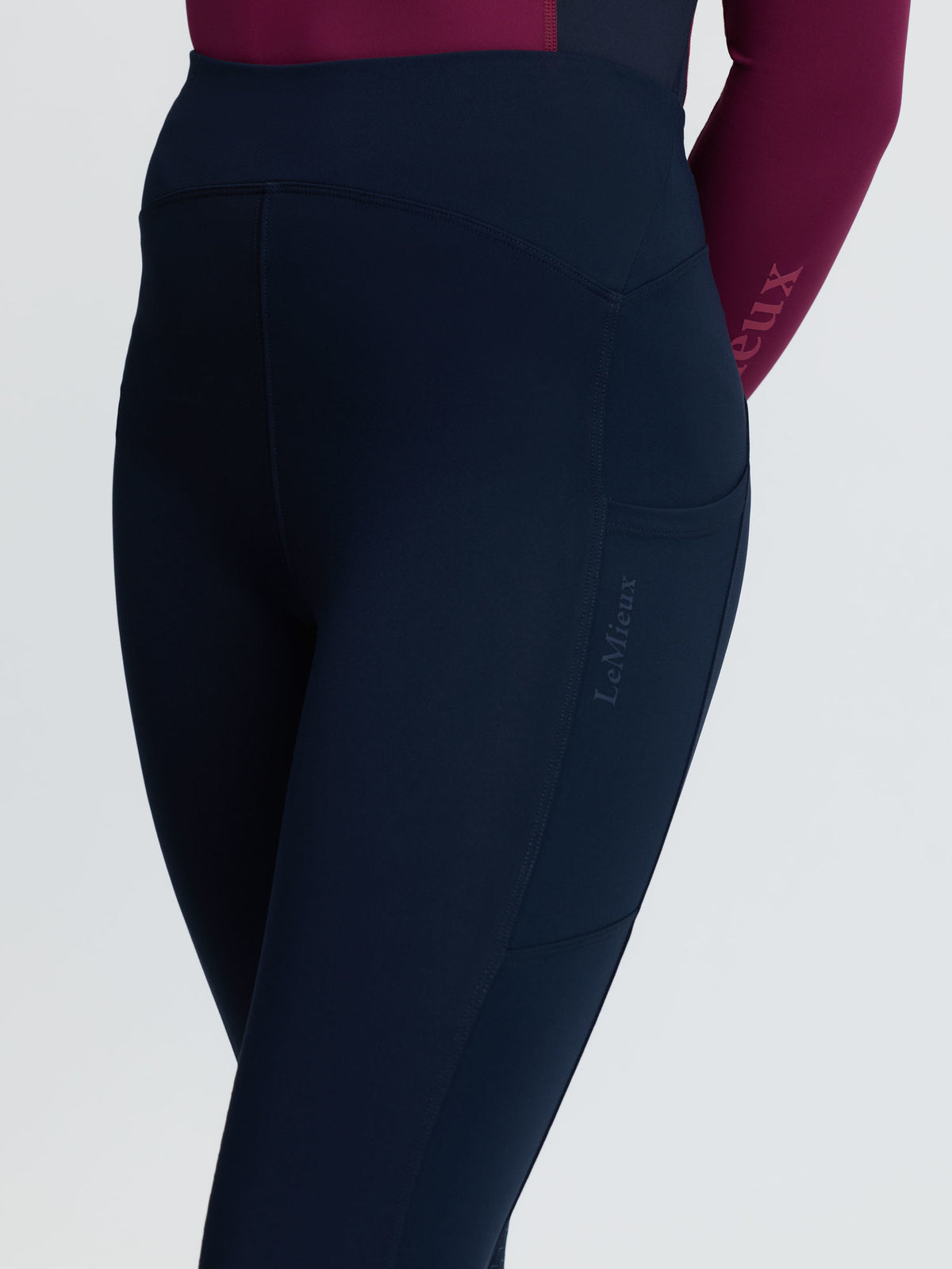 LeMieux Young Rider Nell Brushed Pull Ons - Navy