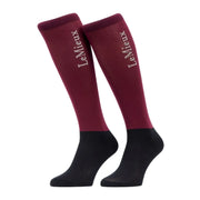 LeMieux Competition Socks 2 pack - Blackberry