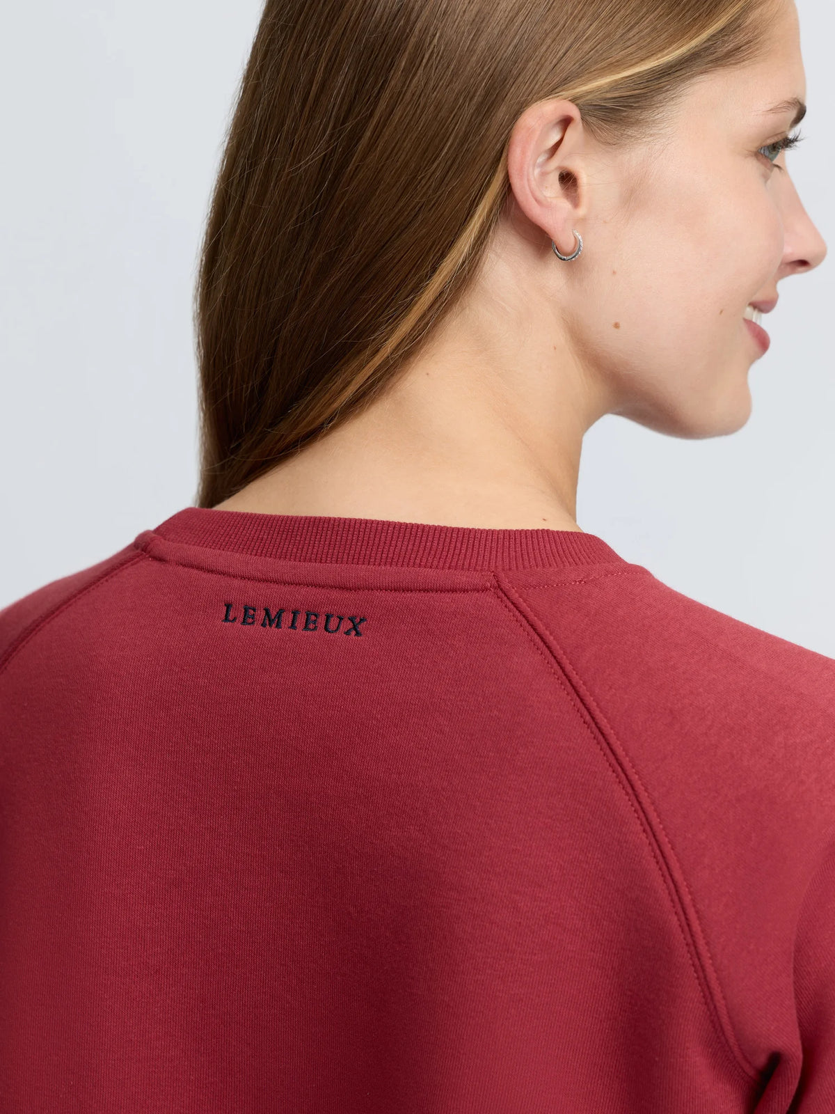 LeMieux Vida Varsity Crew Neck Sweat - Russet