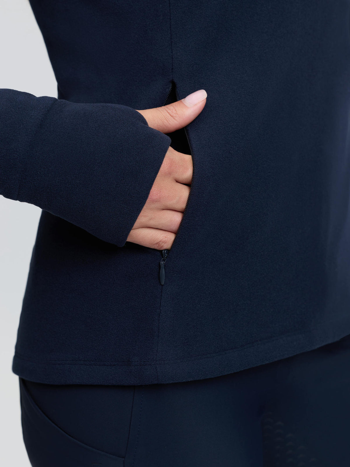 LeMieux Frances Quarter Zip Fleece - Navy