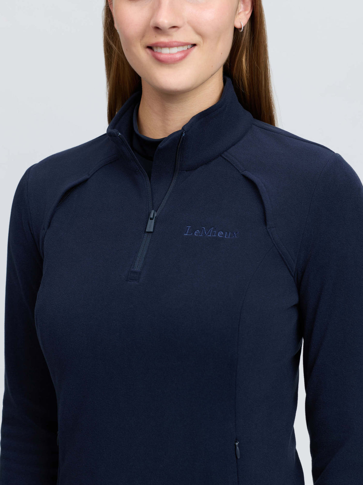 LeMieux Frances Quarter Zip Fleece - Navy