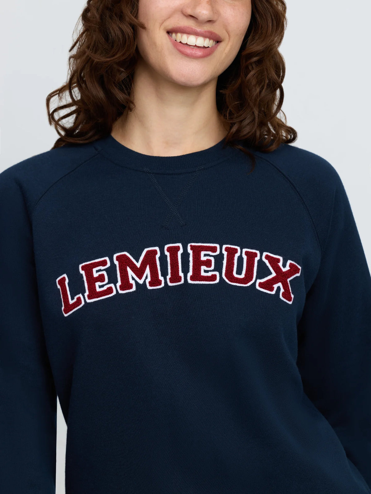 LeMieux Vida Varsity Crew Neck Sweat - Navy