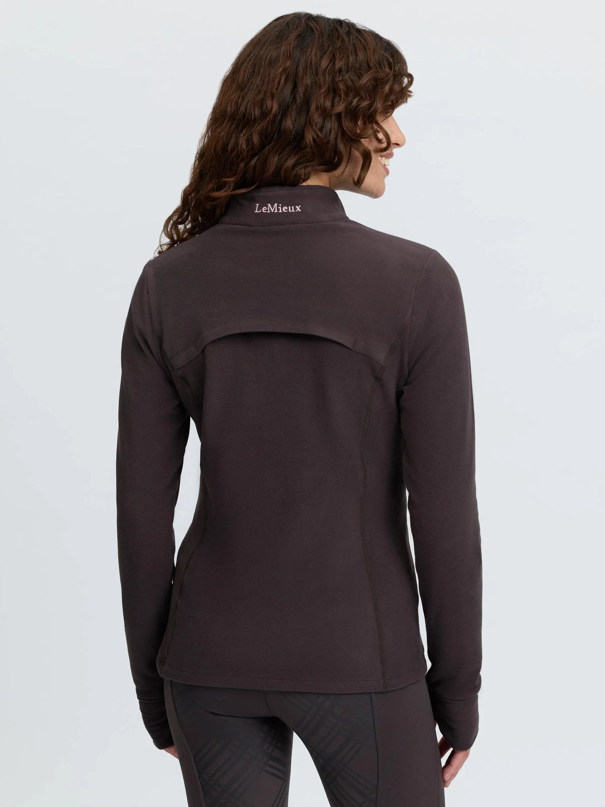 LeMieux Frances Quarter Zip Fleece - Cocoa