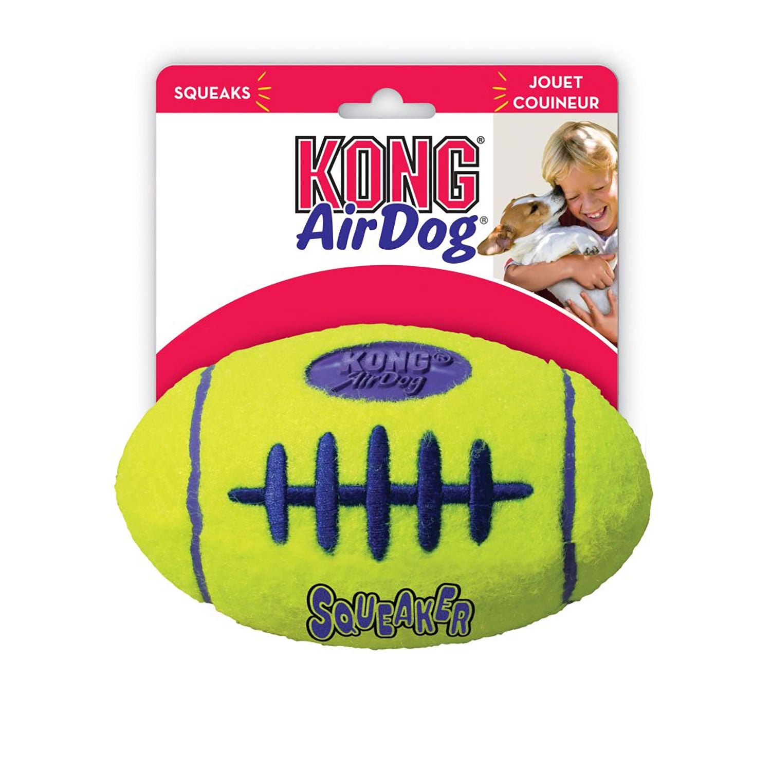 Kong Airdog Squeaker Football - Medium - Dog Toy