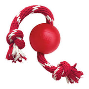 Kong Ball With Rope - Dog Toy