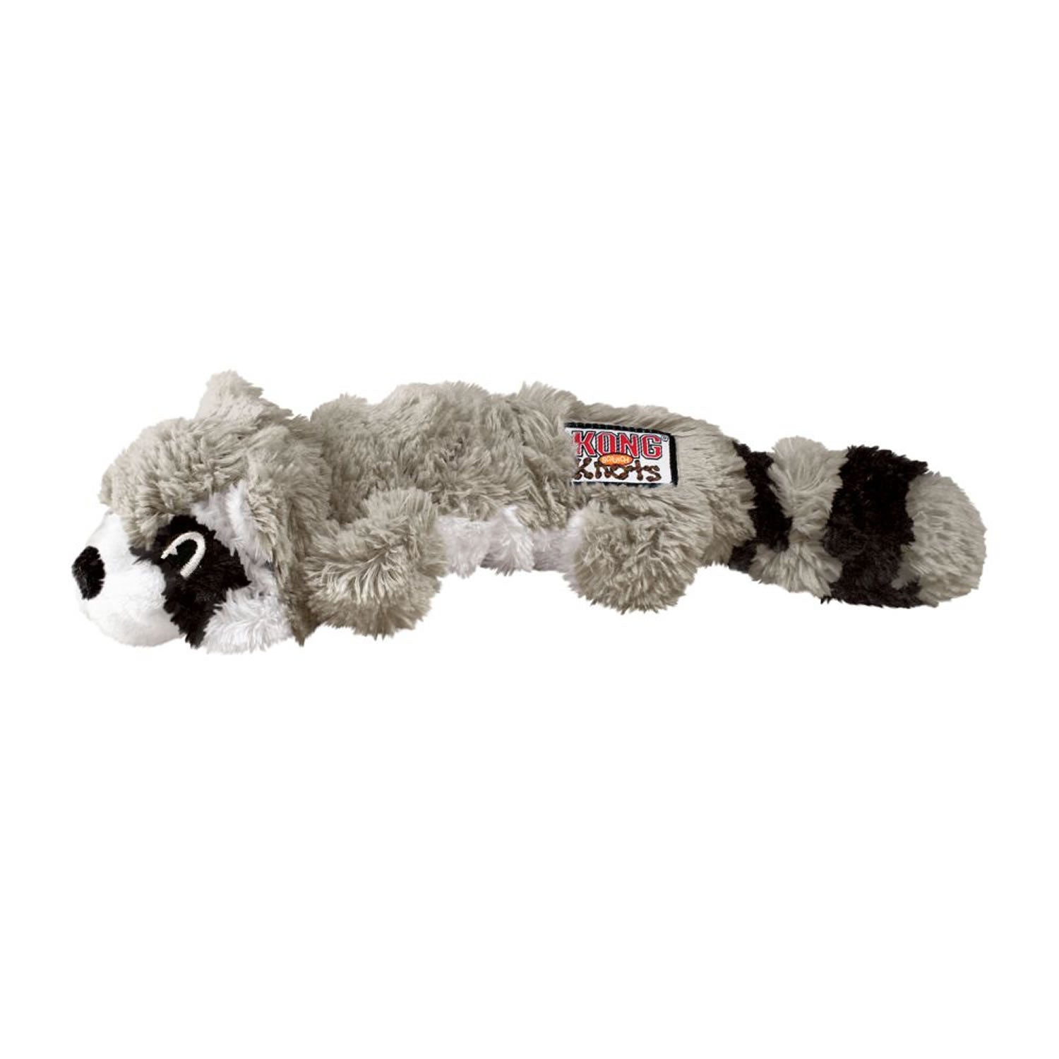 Kong Scrunch Knots Raccoon - Small/Medium - Dog Toy