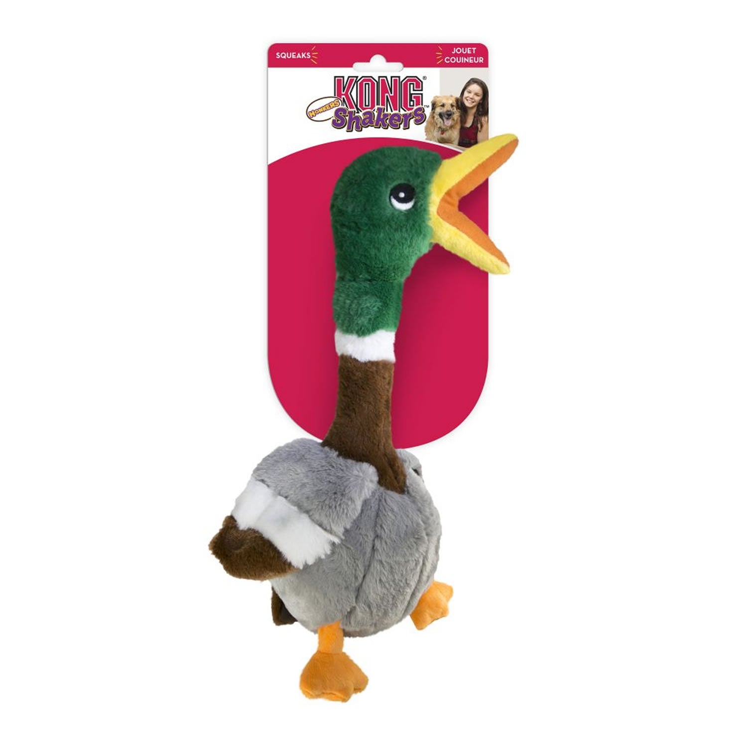 Kong Shakers Honkers Duck - Large - Dog Toy