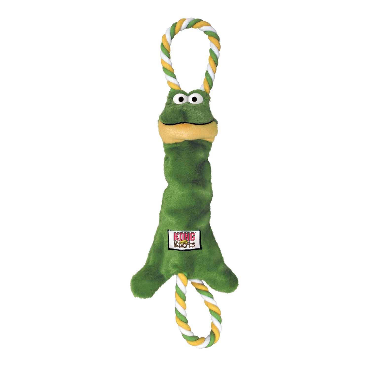 Kong Tuggerknots Frog - Small/Medium - Dog Toy