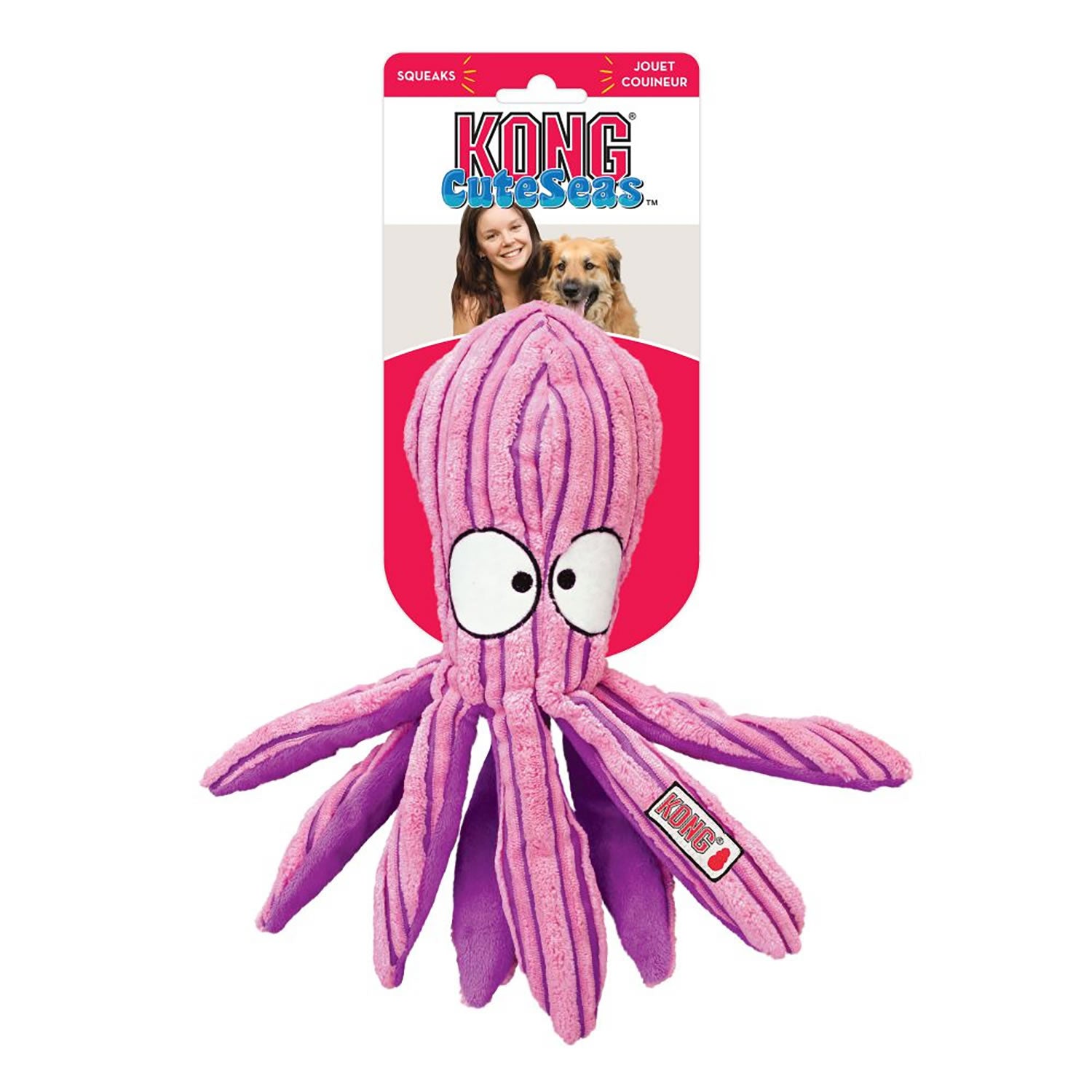 Kong Cuteseas Octopus - Large - Dog Toy