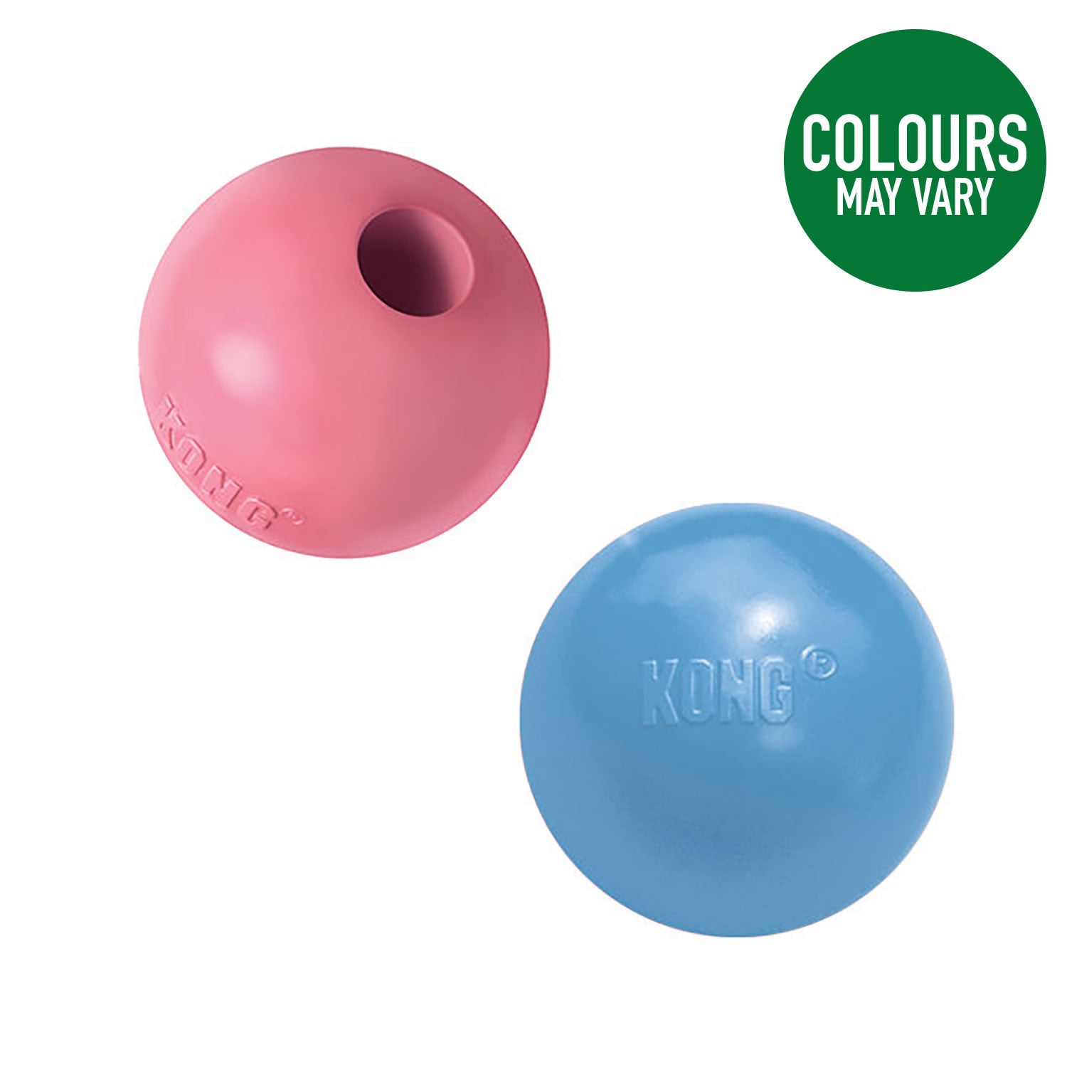 Kong Puppy Ball - Small - Pink/Blue - Dog Toy