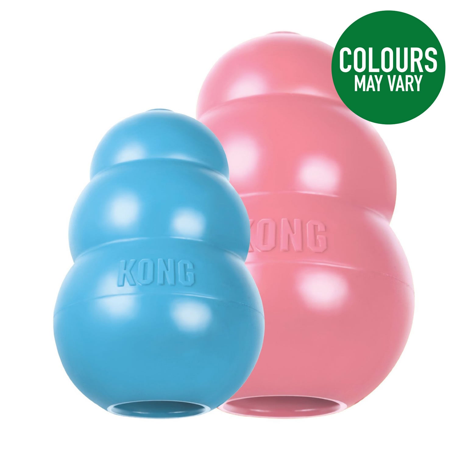 Kong Puppy Classic - Xsmall - Pink/Blue - Dog Toy