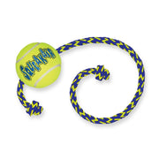 Kong Squeakair Ball With Rope - Medium - Dog Toy