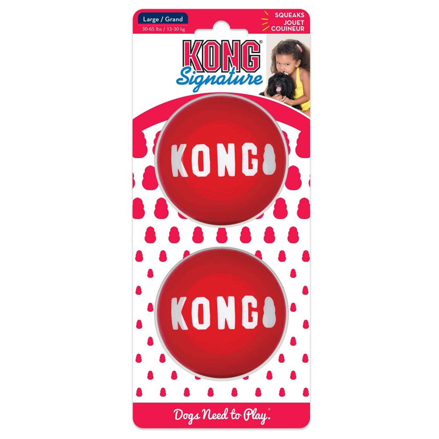 Kong Signature Balls - Large - Dog Toy