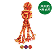 Kong Wubba Weaves With Rope - Large - Assorted - Dog Toy