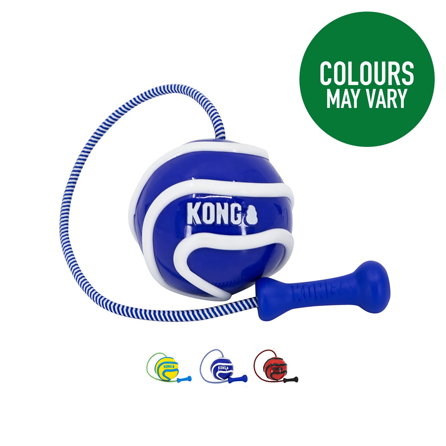 Kong Wavz Bunjiball - Medium - Assorted - Dog Toy