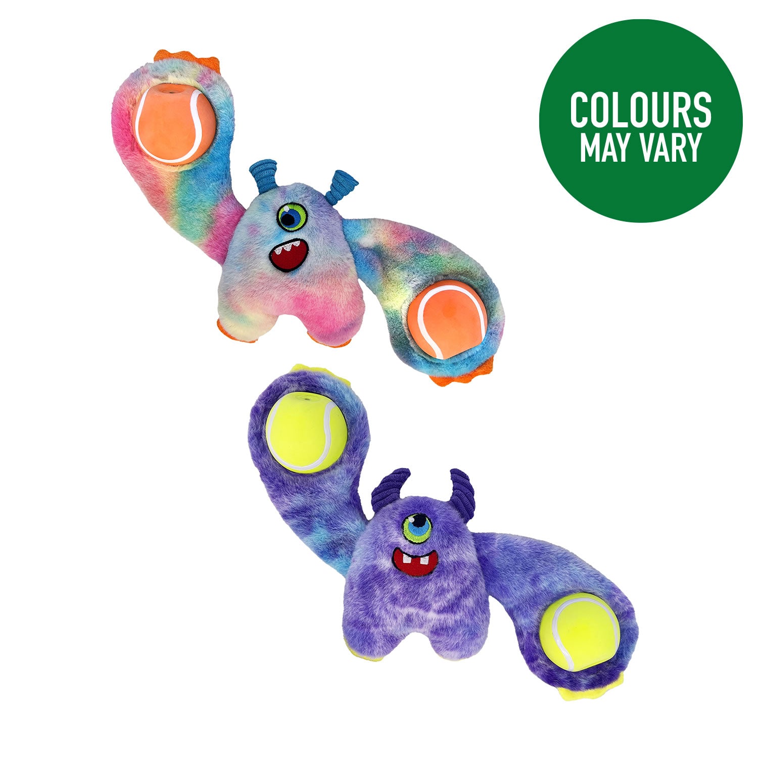 Kong Woozles Monster - Medium - Assorted - Dog Toy