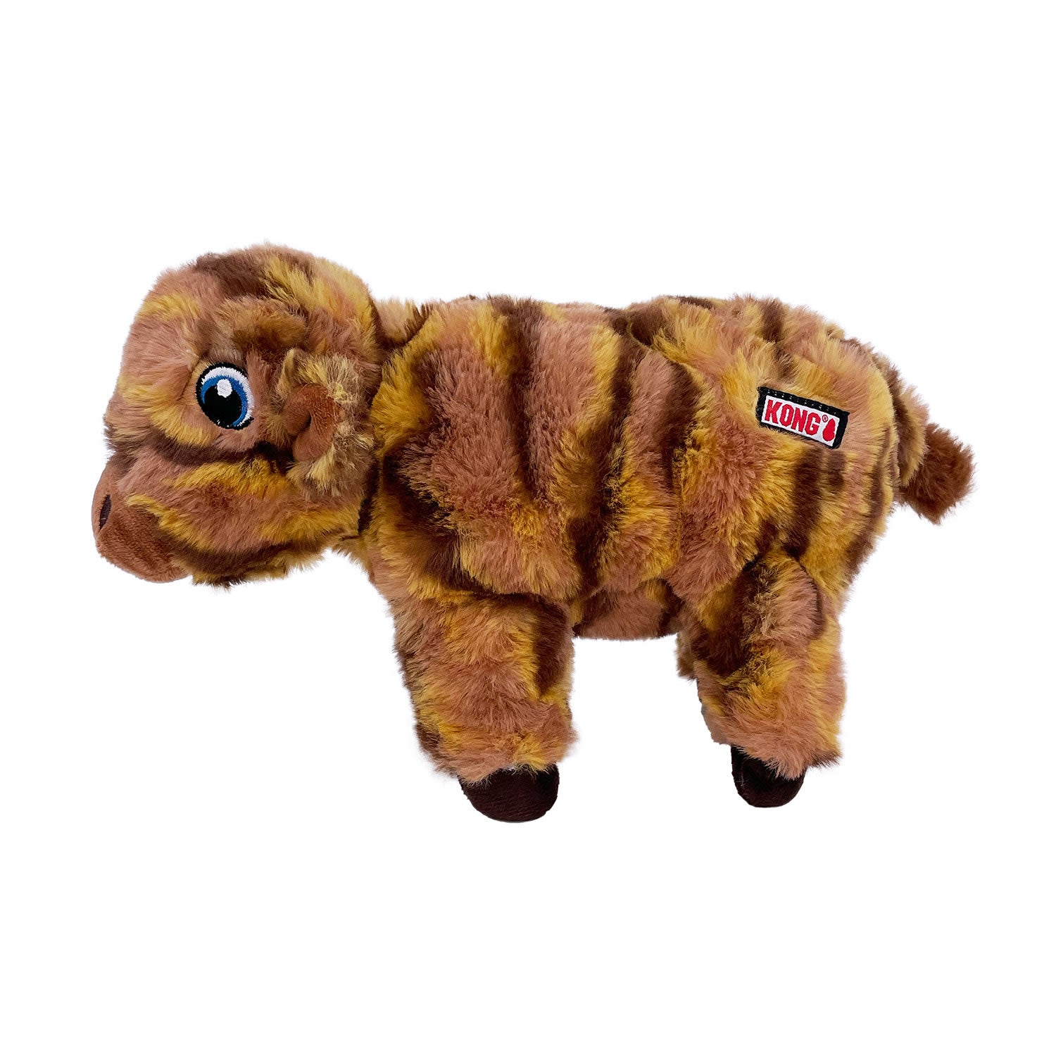 Kong Low Stuff Stripes Cow - Medium - Dog Toy