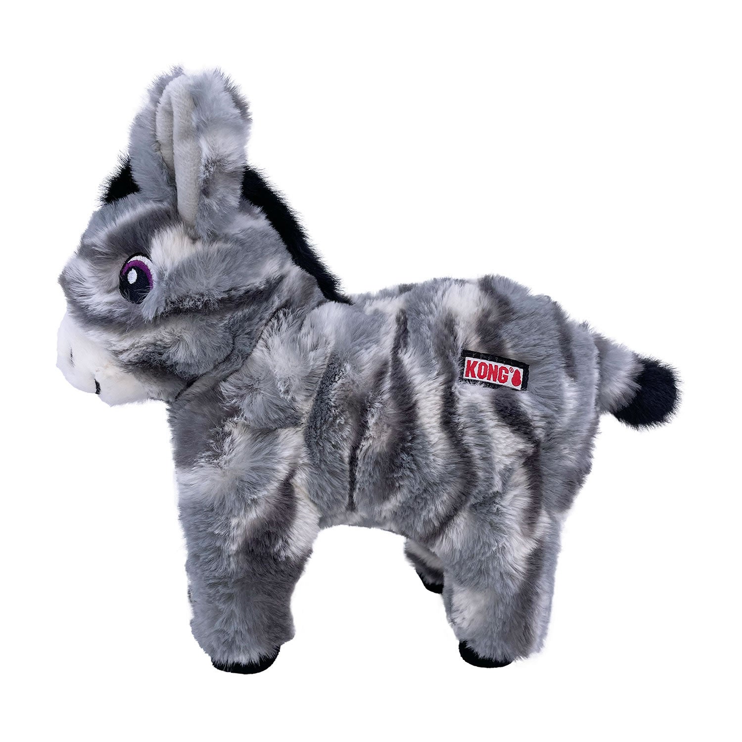 Kong Low Stuff Stripes Donkey - Medium - Dog Toy