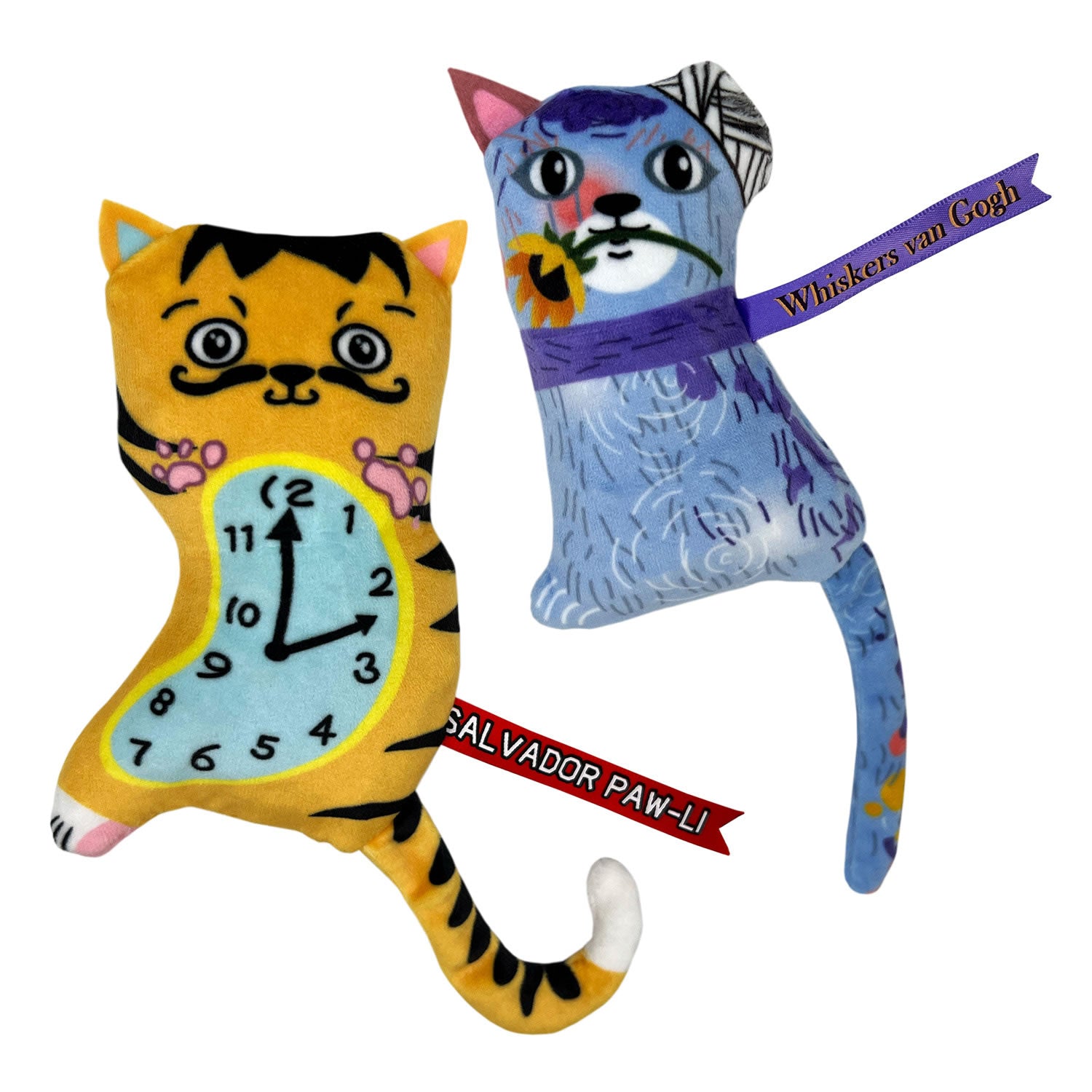Kong Cat Artz Dali & Van Gogh - 2 Piece Pack - Cat Toy