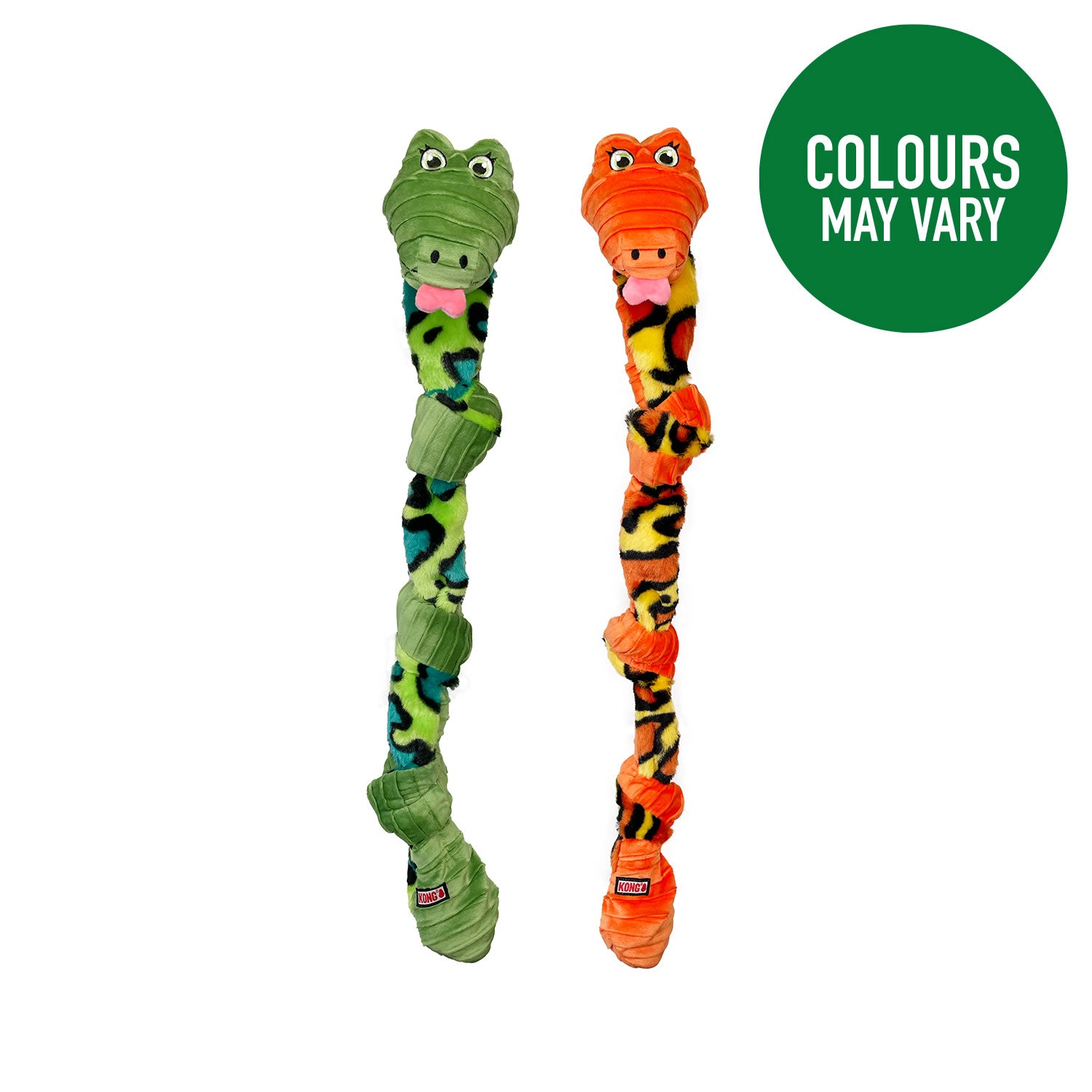 Kong Knots Snake Assorted - Medium/Large - Assorted - Dog Toy