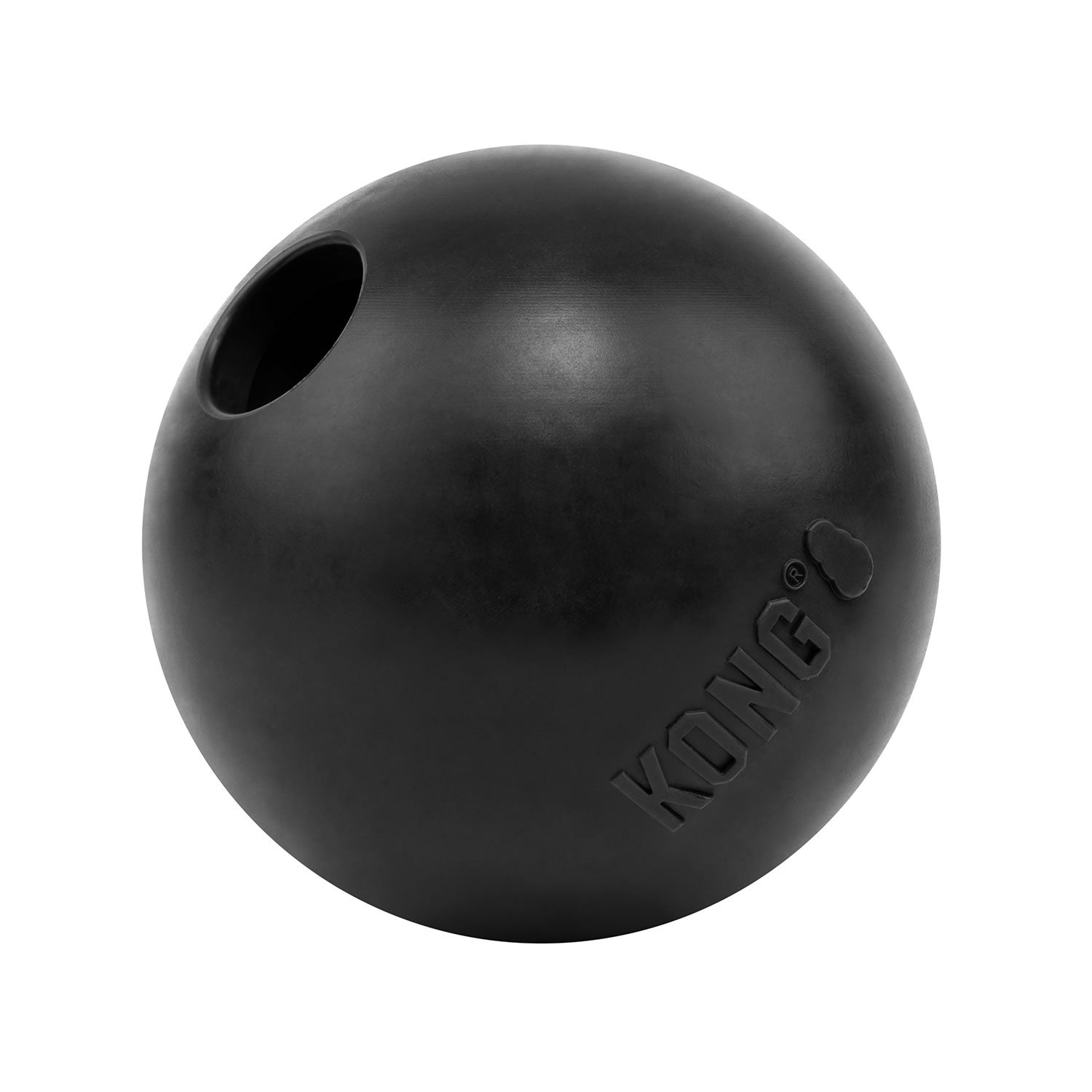 Kong Extreme Ball With Hole - Large - Black - Dog Toy