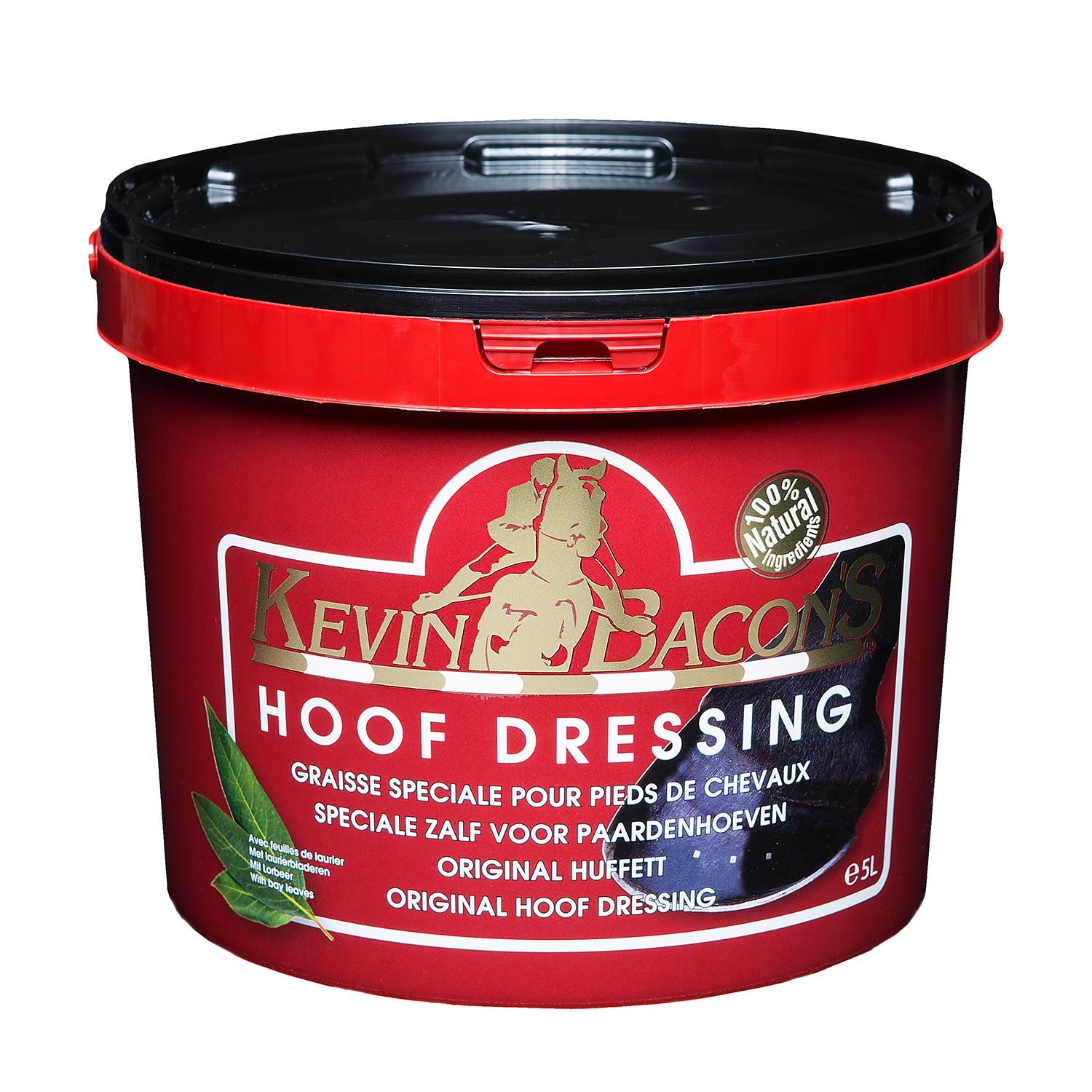 Kevin Bacon's Hoof Dressing - Black (Ash Based), 5 litre