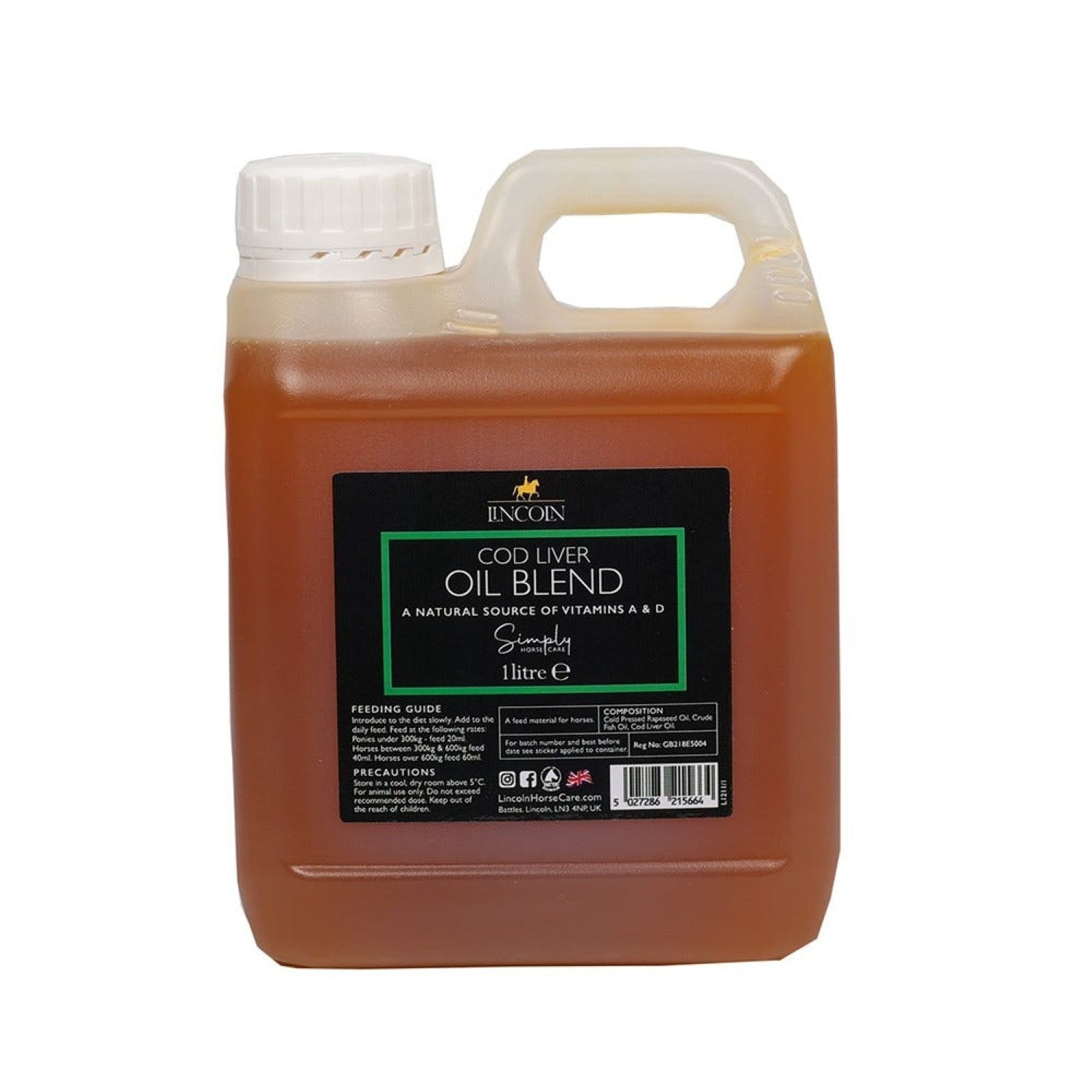 Lincoln Simply Cod Liver Oil Bend - 1 Lt