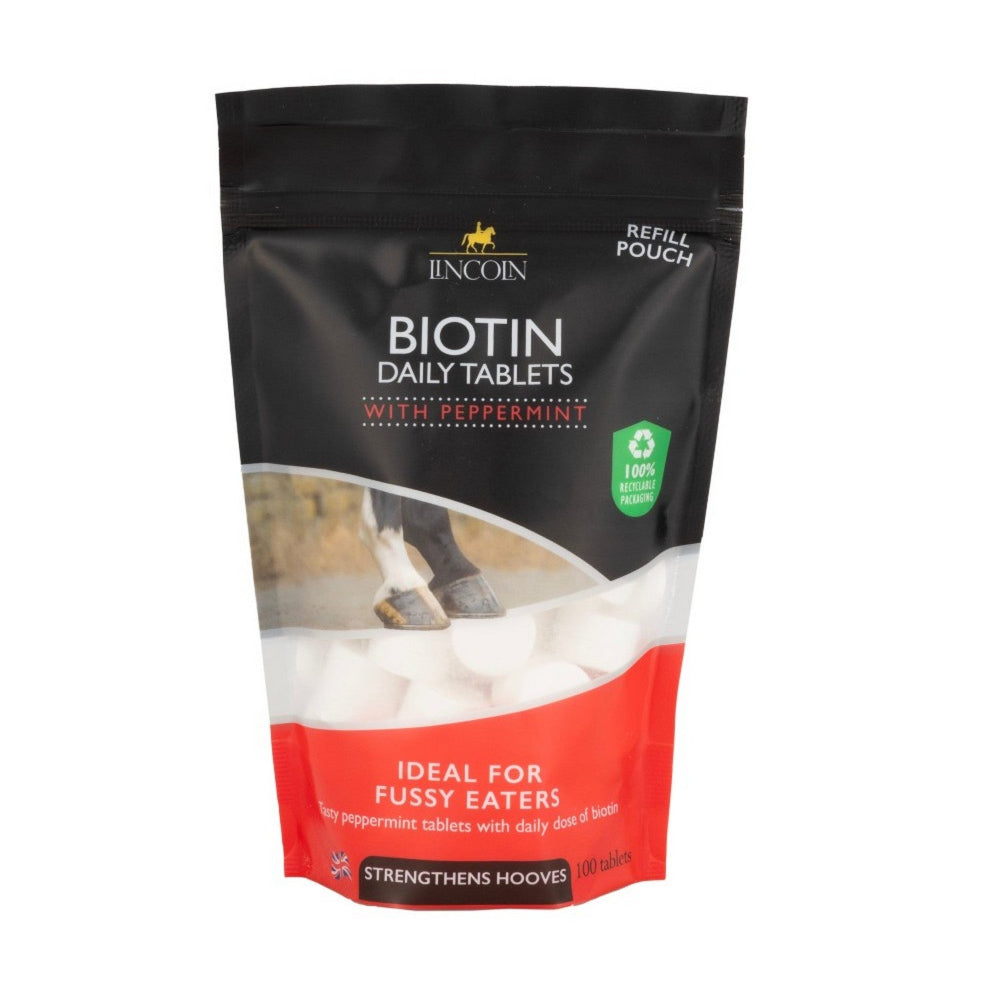 Lincoln Biotin Daily Tablets Peppermint - 100 Tabs