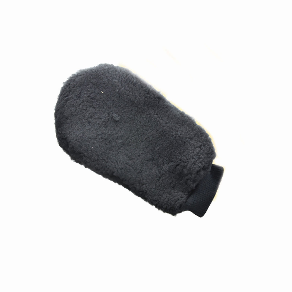Lincoln Fleece Grooming Mitt Black