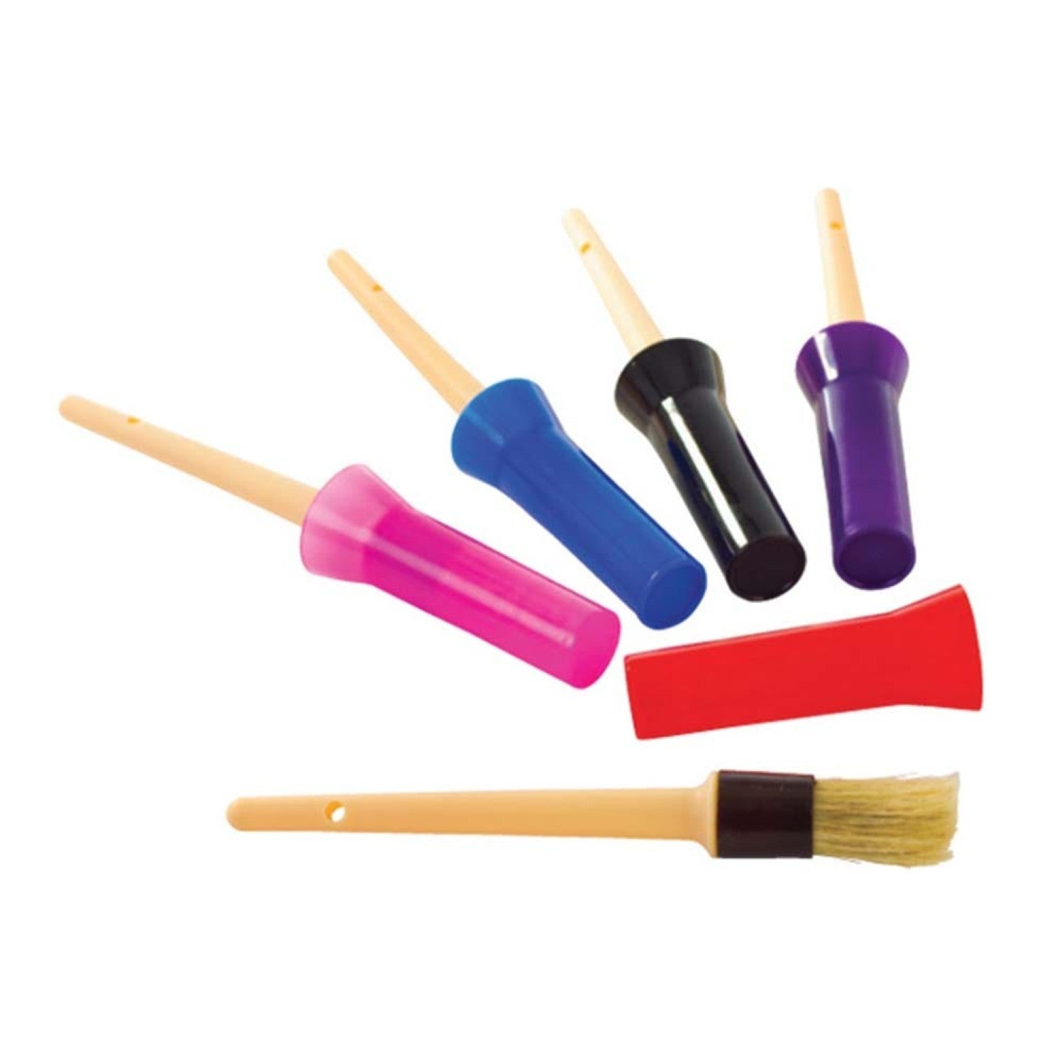 Lincoln Hoof Oil Brush With Cap - 5 Brush Pack