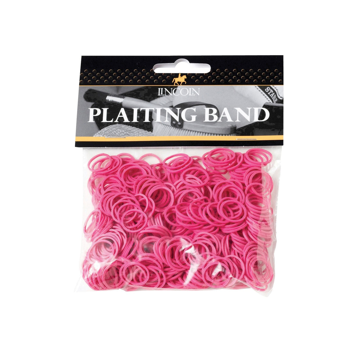 Lincoln Plaiting Bands - Pink