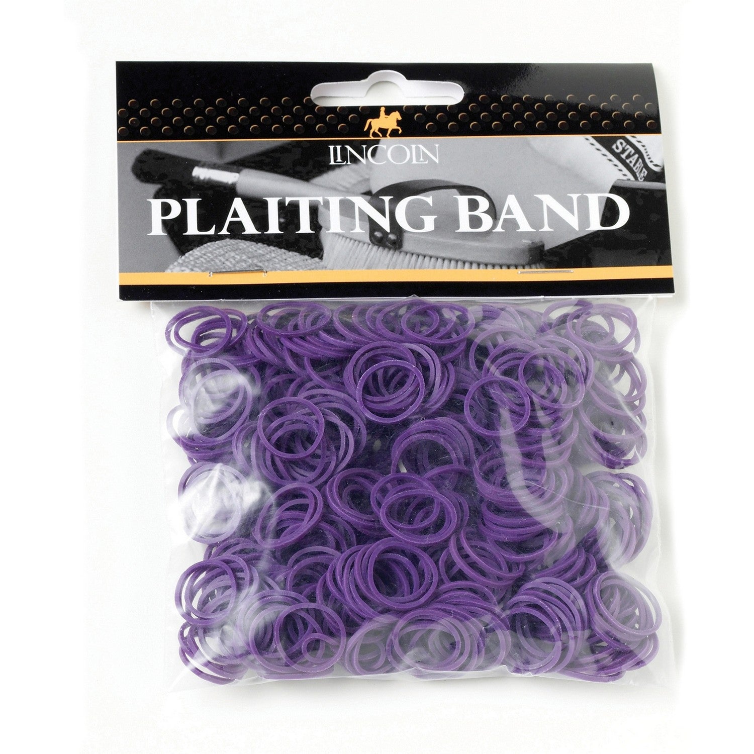 Lincoln Plaiting Bands - One Size - Purple