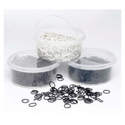 Lincoln Plaiting Bands In Half Open Container - One Size - Black