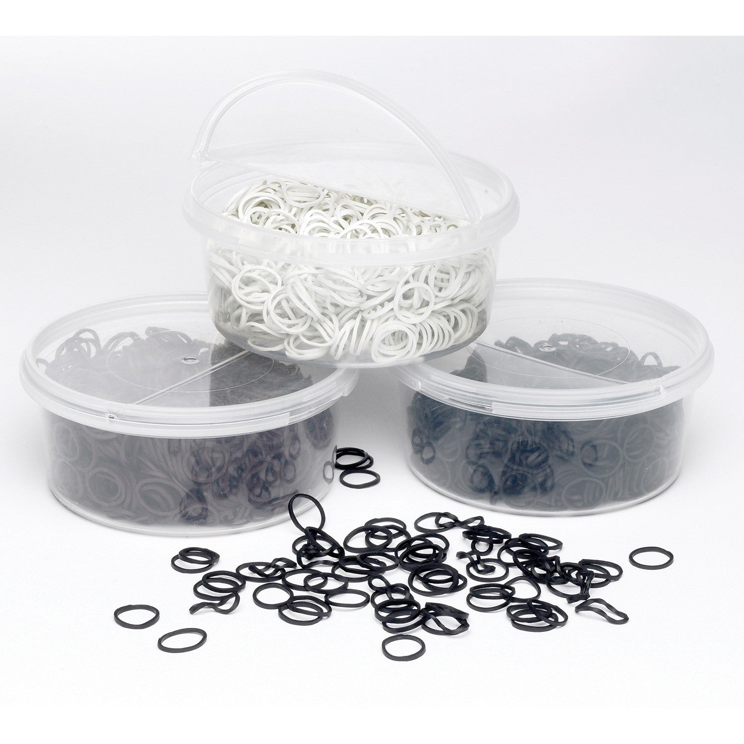 Lincoln Plaiting Bands In Half Open Container - One Size - Brown