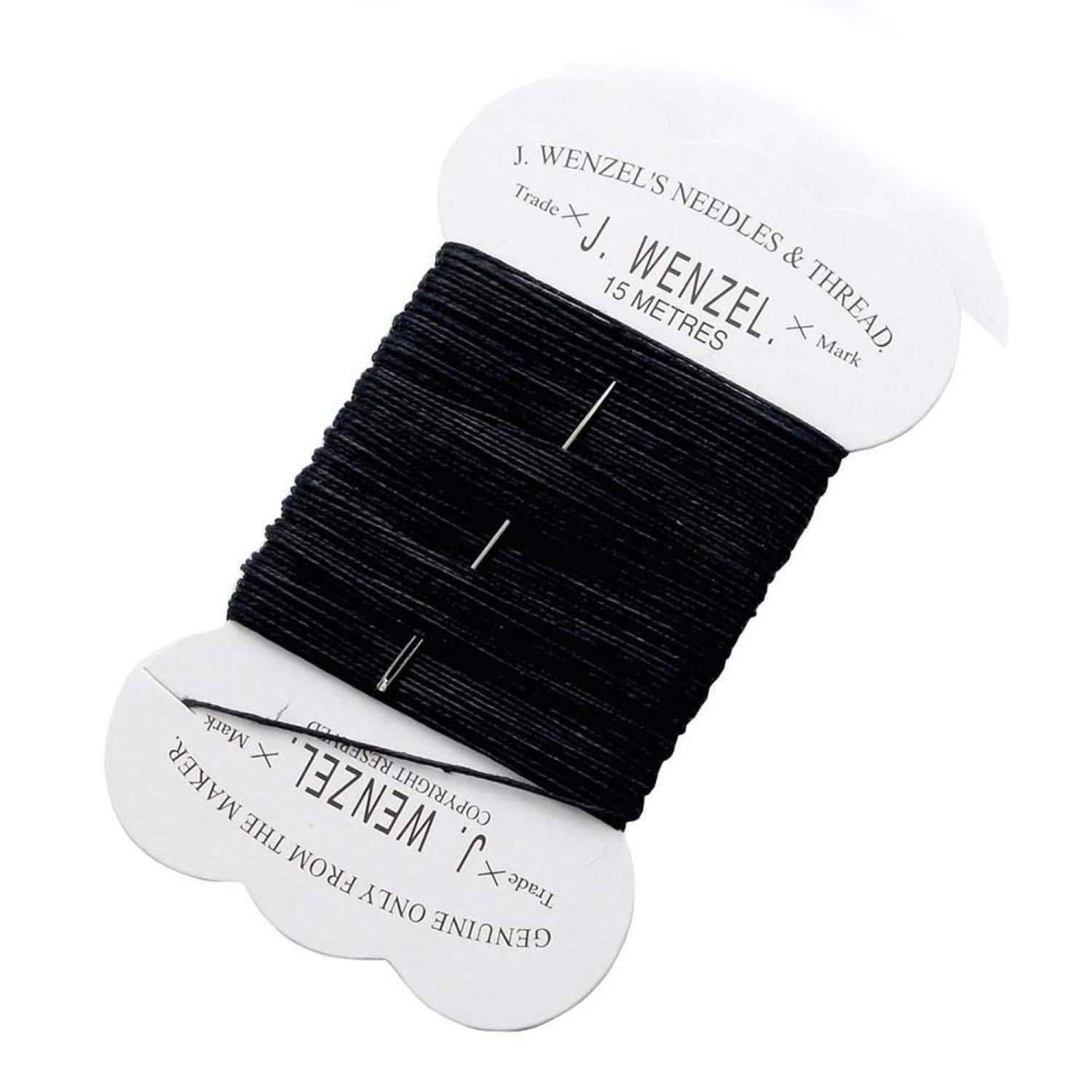 Lincoln Plaiting Thread - 12 Thread Pack - Black