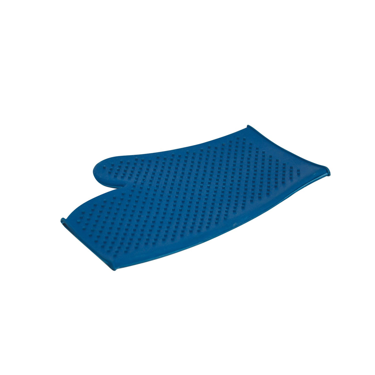 Lincoln Rubber Grooming Mitt - Blue