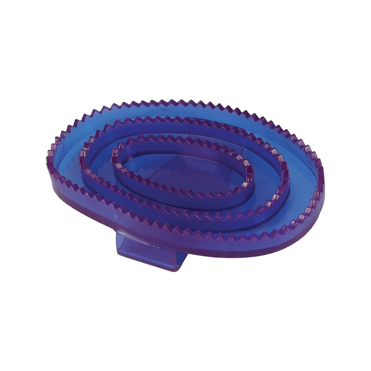 Lincoln Synthetic Rubber Curry Comb - Purple