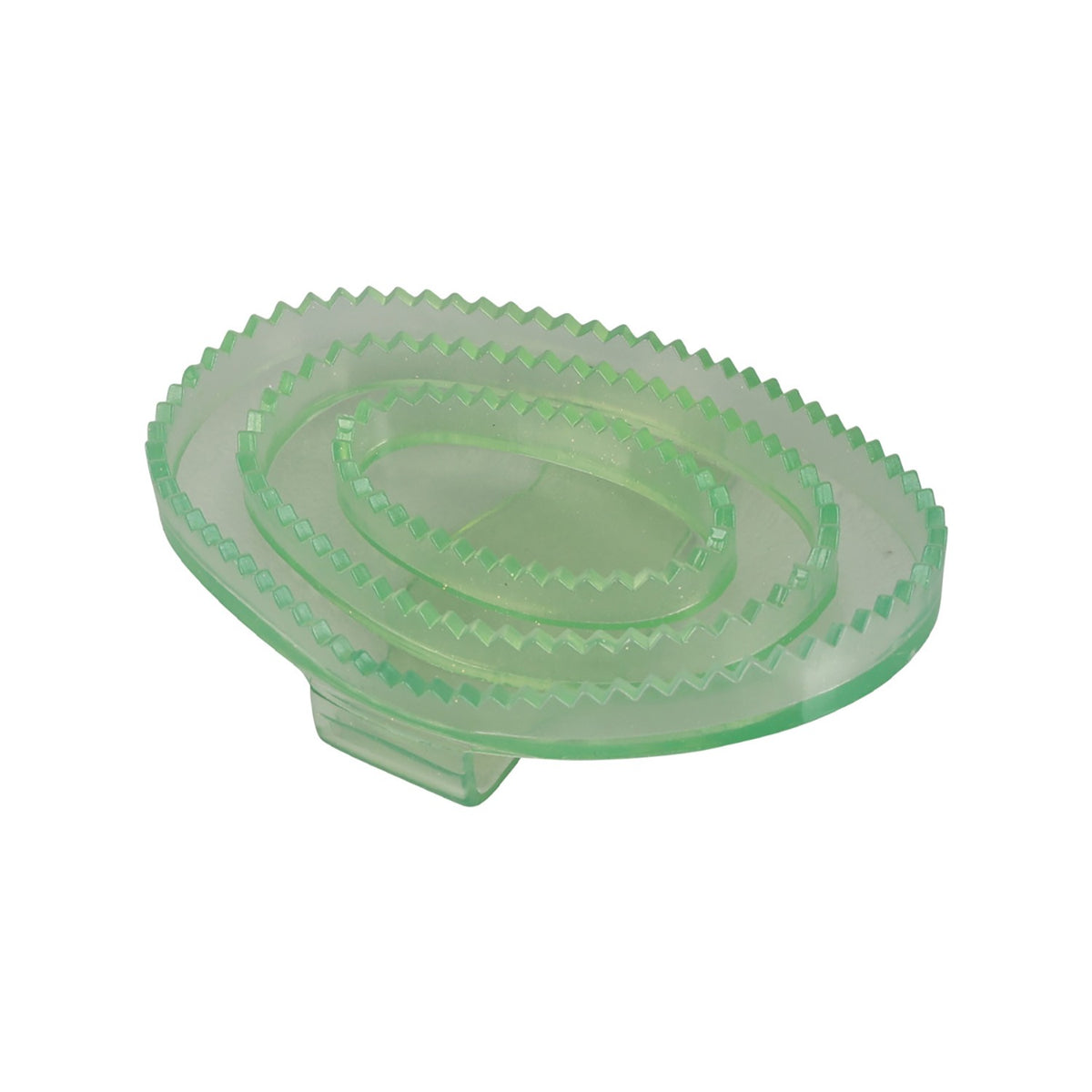 Lincoln Synthetic Rubber Curry Comb - Green