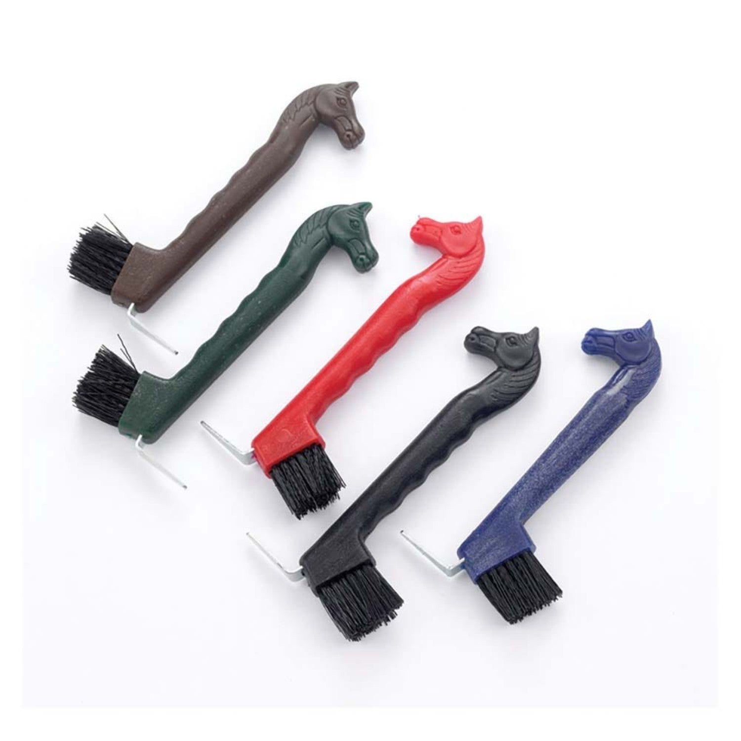 Lincoln Horse Head Hoof Pick Brush - Black