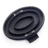 Lincoln Rubber Curry Comn With Web Handle - Large - Black
