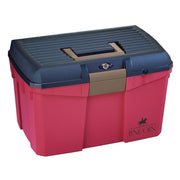 Lincoln Limited Edition Tack Grooming Box - Raspberry/Blue