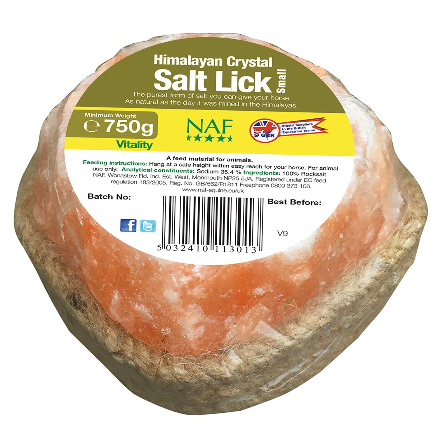 Naf Himalayan Salt Lick - 750 Gm