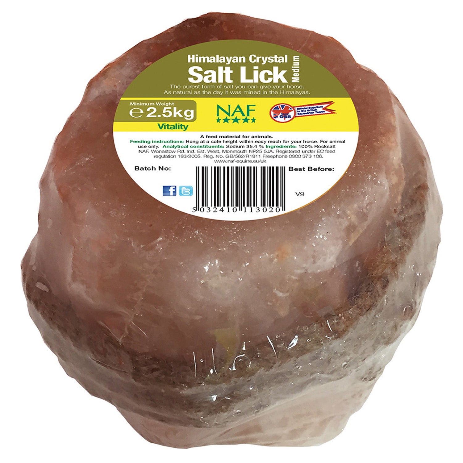 Naf Himalayan Salt Lick - 2.5 Kg