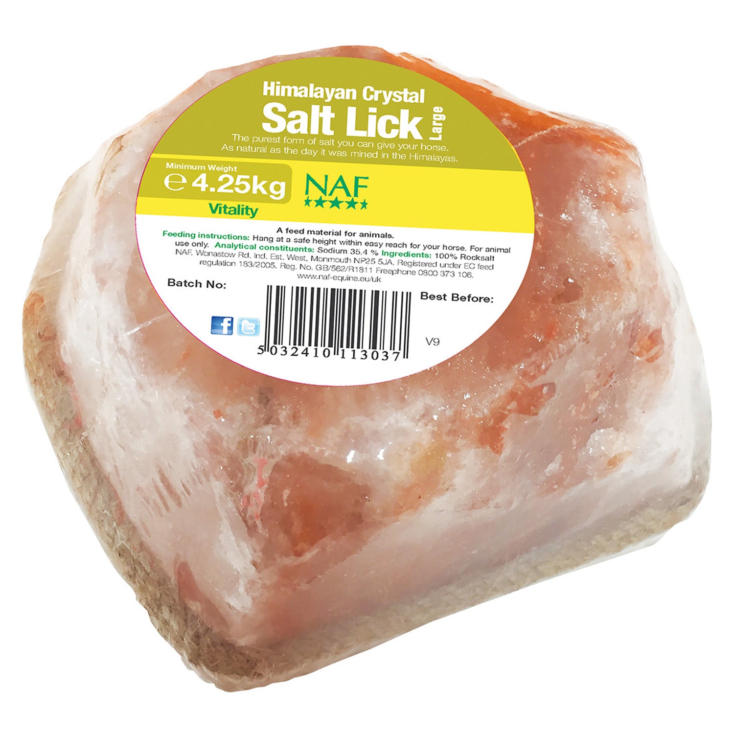 Naf Himalayan Salt Lick - 4.5 Kg