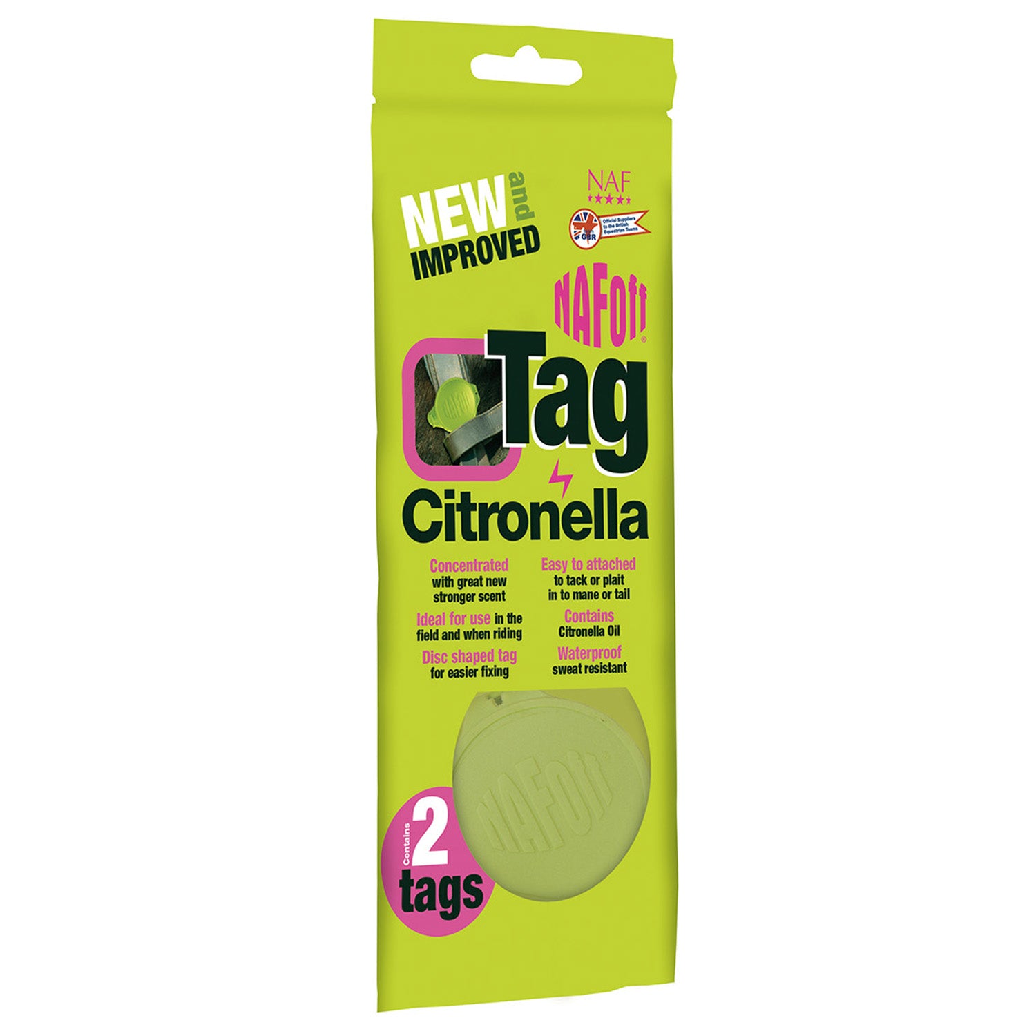 Naf Off Citronella Tag - Twin Pack