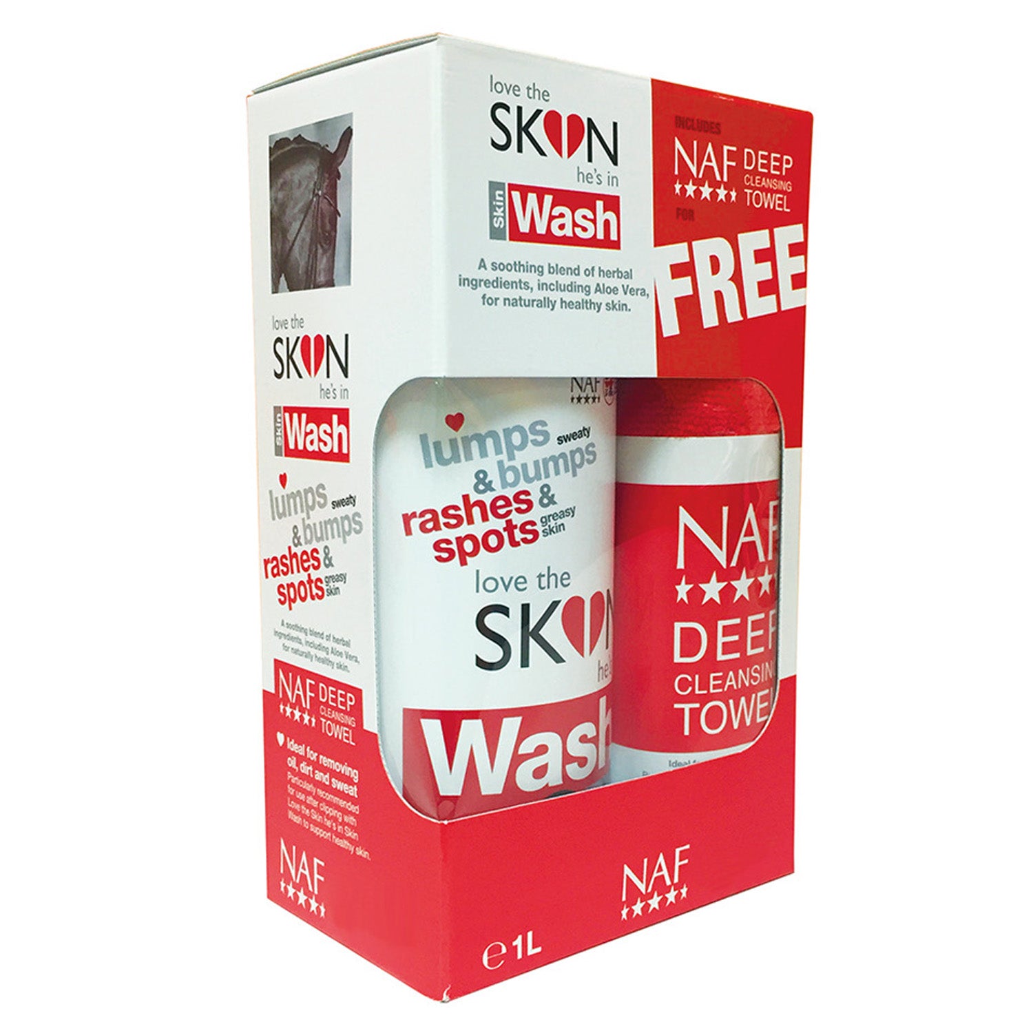 Naf Love The Skin Hes In Skin Wash - 1 Lt