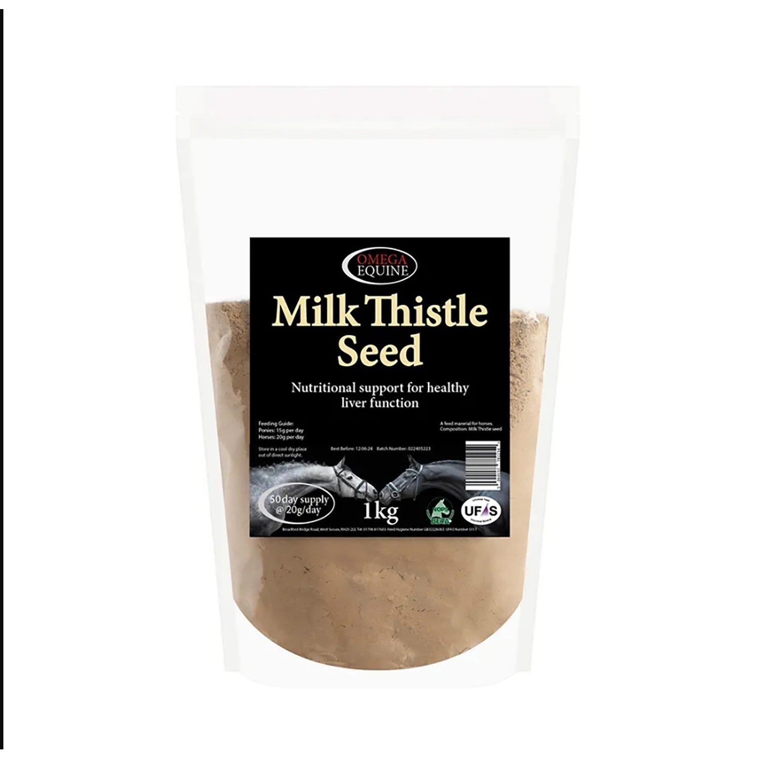 Omega Equine Milk Thistle - 1 Kg