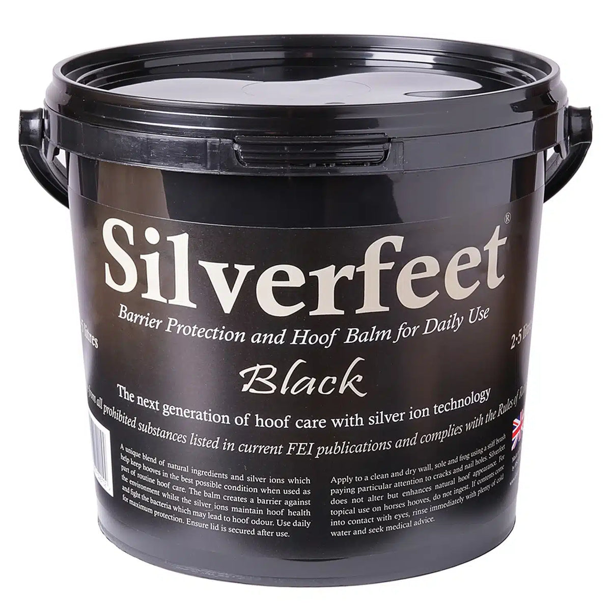 Silverfeet Hoof Balm - 2.5 litre / Black