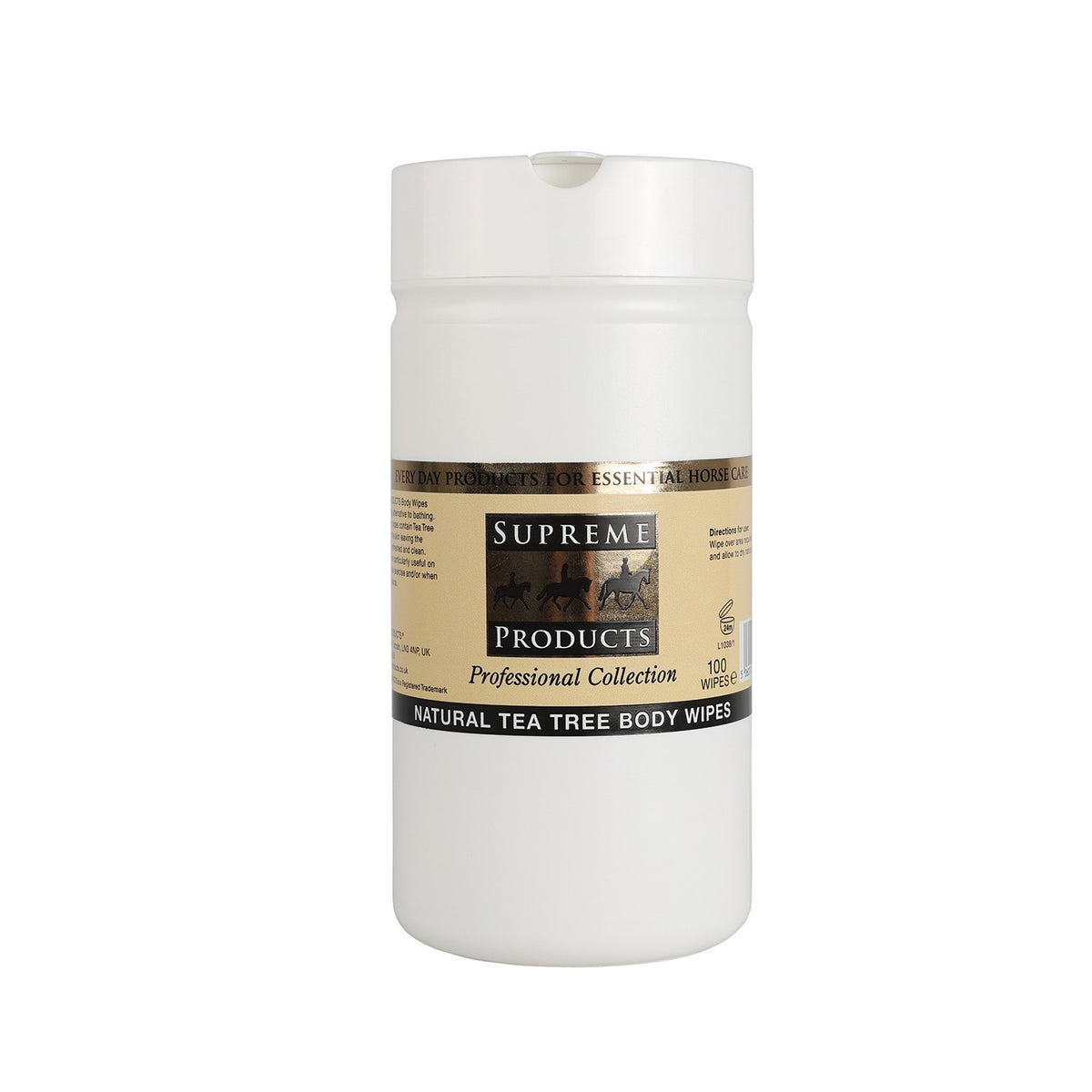 Supreme Products Natural Tea Tree Body Wipes - 100 Wipes